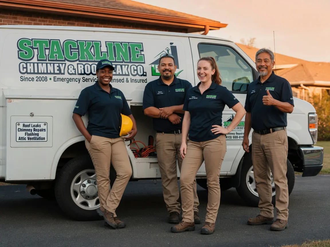 Chimney flashing repair company in Collins, MS